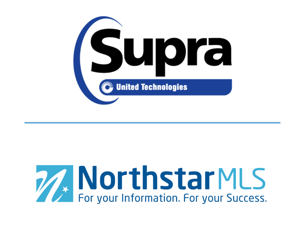 NorthstarMLS logo and Supra logo