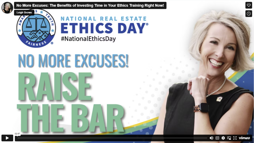 Code of Ethics Day Promo Video from Leigh Brown